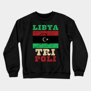 Flag of Libya Crewneck Sweatshirt